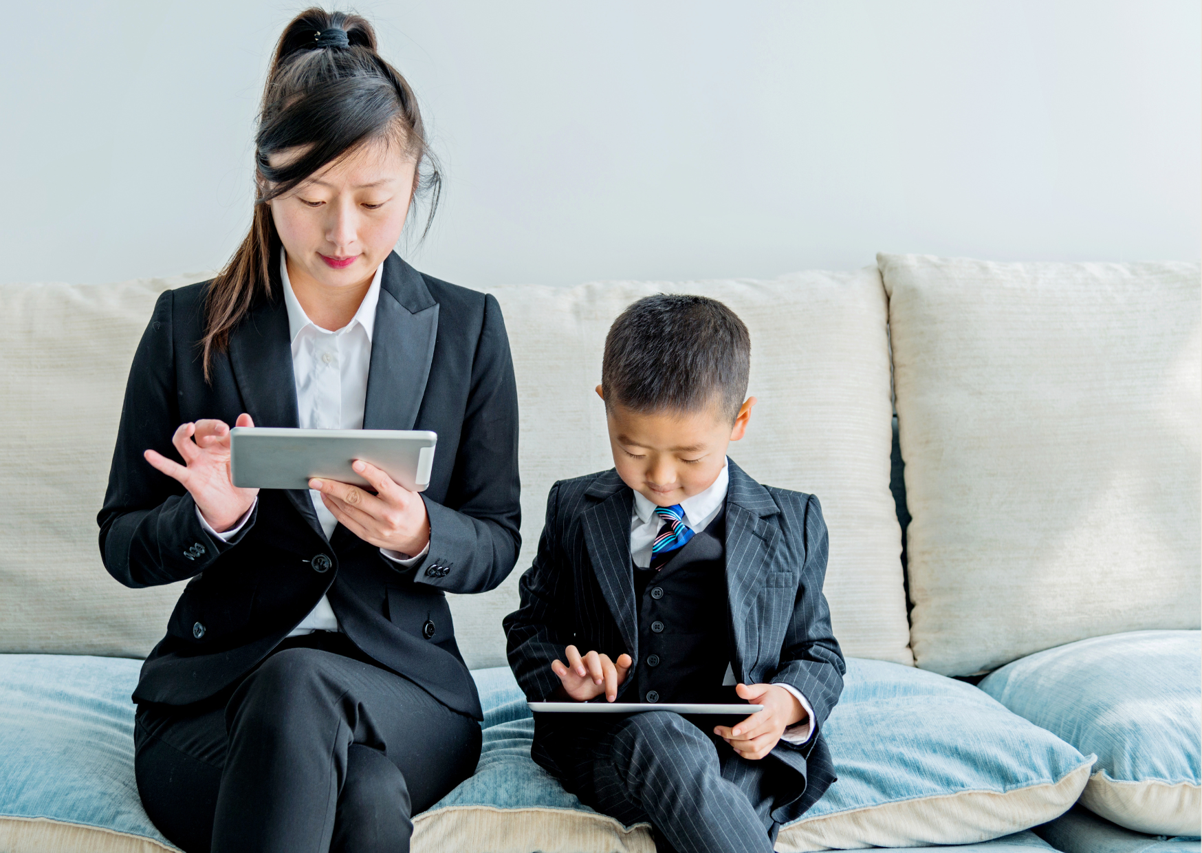 Les enfants apprennent par imitation